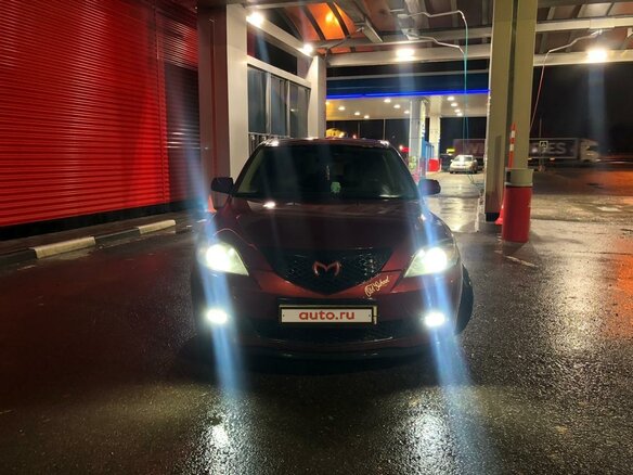 2008 Mazda 3 I (BK) Рестайлинг, красный - вид 4