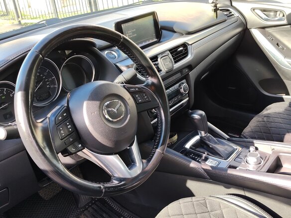 2016 Mazda 6 III (GJ) Рестайлинг, серый, 1600000 рублей - вид 13