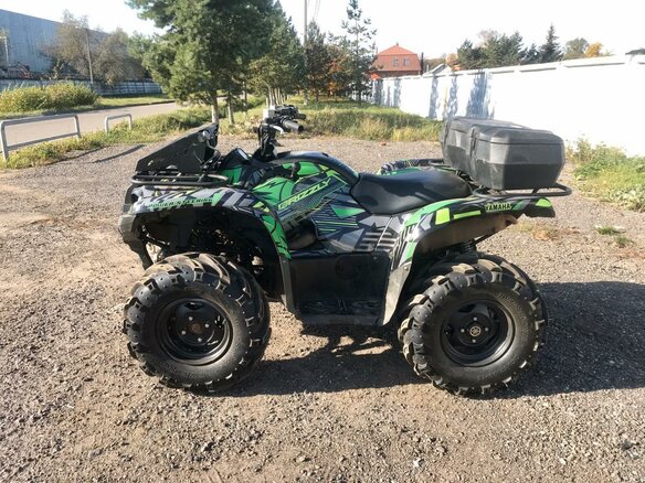 2014 Yamaha Grizzly 700, чёрный - вид 6