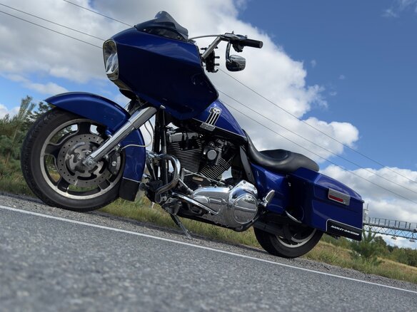 2011 Harley-Davidson Road Glide Limited, синий, 1000000 рублей - вид 22
