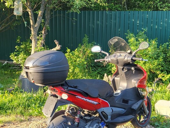 2009 Gilera Runner, красный, 250000 рублей