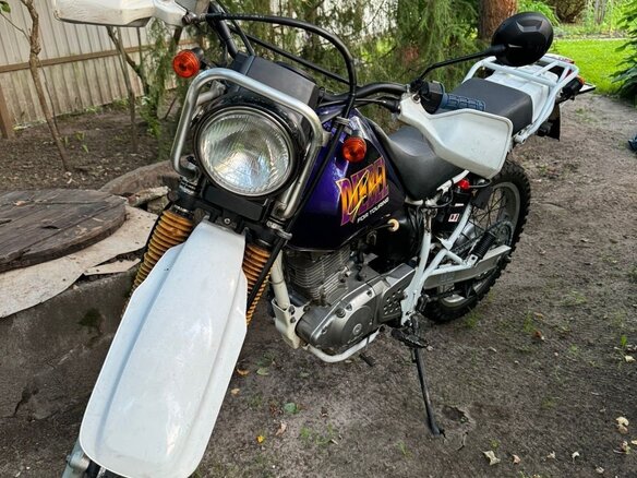 1996 Suzuki Djebel 200, фиолетовый, 100000 рублей