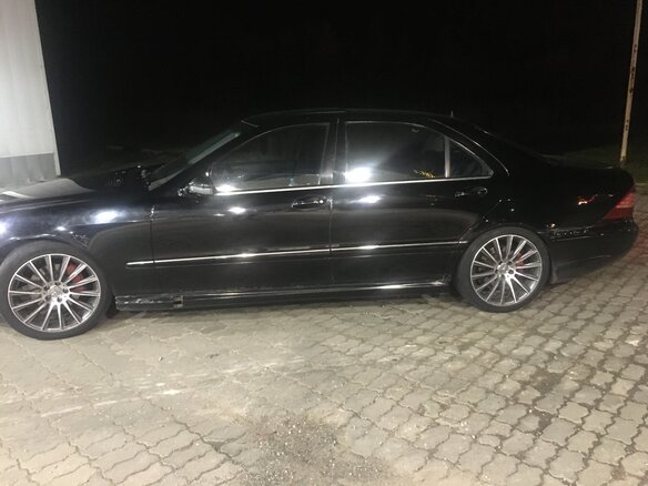 2002 Mercedes-Benz S-Класс 500 Long IV (W220), чёрный - вид 4