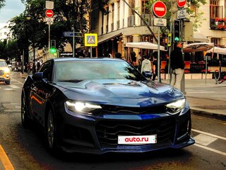 2021 Chevrolet Camaro VI Рестайлинг, синий, 3200000 рублей, вид 3