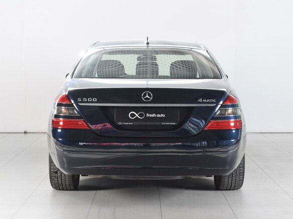 2007 Mercedes-Benz S-Класс 550 Long V (W221), синий - вид 3