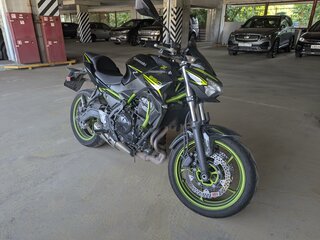 2021 Kawasaki Z 650, чёрный, 735000 рублей, вид 1
