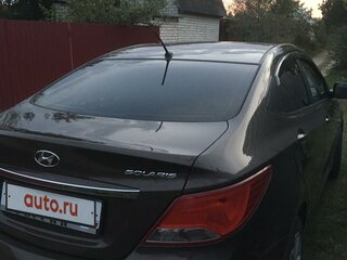 2015 Hyundai Solaris I Рестайлинг, коричневый, 850000 рублей, вид 3