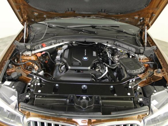 2016 BMW X3 20d xDrive II (F25) Рестайлинг, коричневый - вид 9