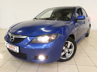 2008 Mazda 3 I (BK) Рестайлинг, синий, 550000 рублей, вид 1