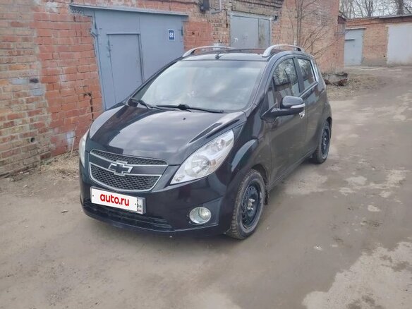 2010 Daewoo Matiz III, чёрный, 475000 рублей