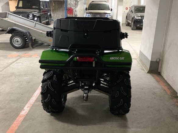 2012 Arctic Cat 700 Series, зелёный - вид 3