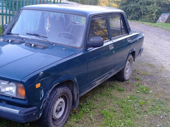 2006 Lada (ВАЗ) 2107, зелёный, 314999 рублей - вид 1