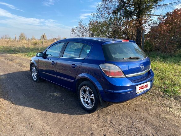 2007 Opel Astra H Рестайлинг, синий, 425000 рублей - вид 1
