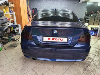 2007 BMW 5 серии 520d V (E60/E61) Рестайлинг, синий, 1100000 рублей, вид 2