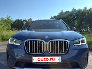 2021 BMW X3 30i III (G01) Рестайлинг, синий, 2600000 рублей, вид 2