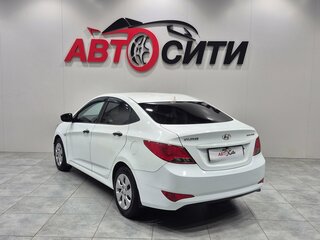 2014 Hyundai Solaris I Рестайлинг, белый, 805000 рублей, вид 5
