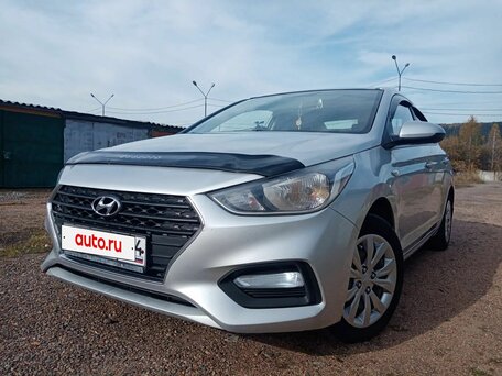 2019 Hyundai Solaris II, серебристый, 1370000 рублей, вид 1