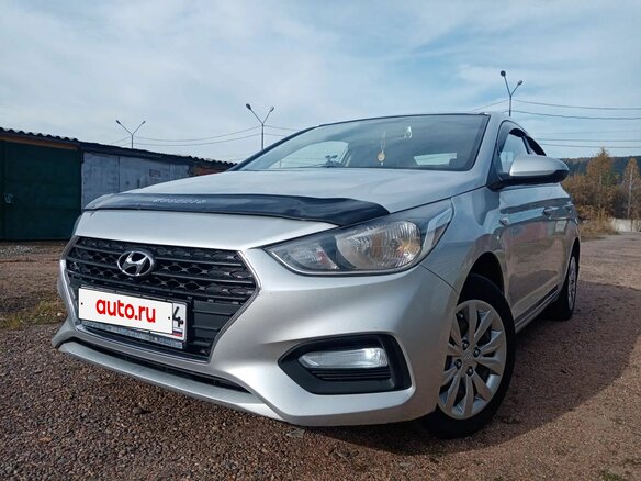 2019 Hyundai Solaris II, серебристый, 1370000 рублей