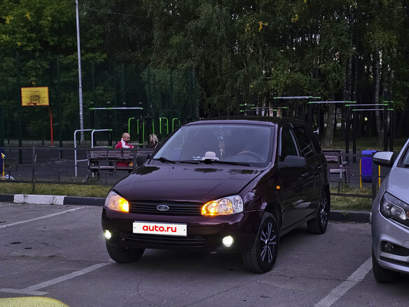 2011 Lada (ВАЗ) Kalina I, пурпурный, 355000 рублей - вид 10
