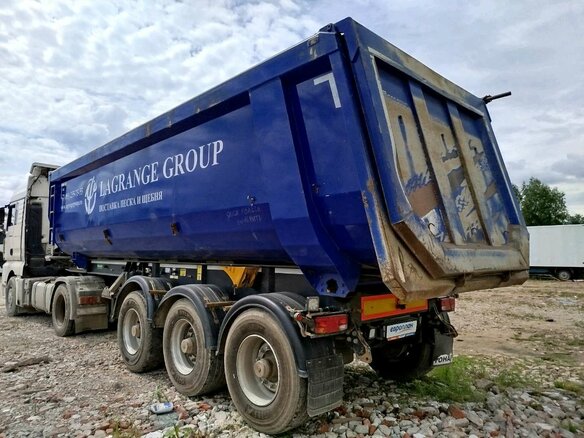 2021 Grunwald Полуприцеп самосвальный, синий, 1634000 рублей - вид 3