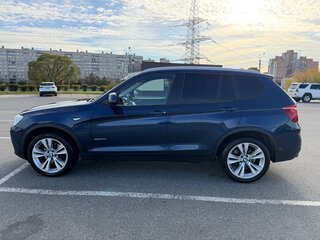 2014 BMW X3 20i xDrive II (F25) Рестайлинг, синий, 2350000 рублей, вид 4