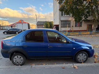 2008 Renault Logan I, синий, 198000 рублей, вид 4