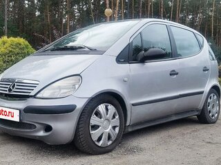 2002 Mercedes-Benz A-Класс 170 I (W168) Рестайлинг, серебристый, 370000 рублей, вид 1