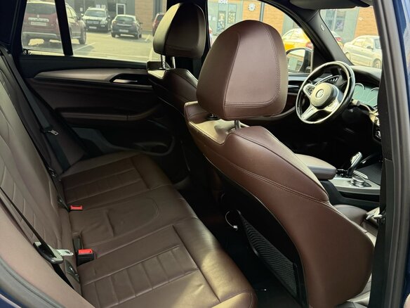 2017 BMW X3 30i xDrive III (G01), синий, 3149000 рублей - вид 13