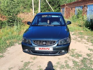 2008 Hyundai Accent ТагАЗ II, серый, 395000 рублей, вид 2