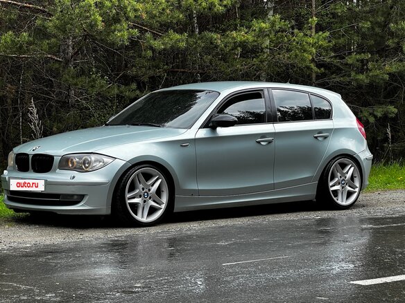 2007 BMW 1 серии 118i I (E81/E82/E87/E88) Рестайлинг, голубой