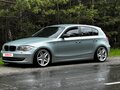 2007 BMW 1 серии 118i I (E81/E82/E87/E88) Рестайлинг, голубой