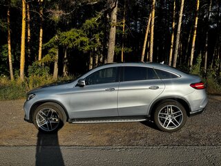 2015 Mercedes-Benz GLE Coupe 400 I (C292), серебристый, 3975000 рублей, вид 4