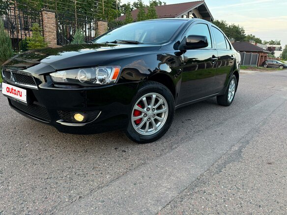 2012 Mitsubishi Lancer X Рестайлинг, чёрный, 669000 рублей