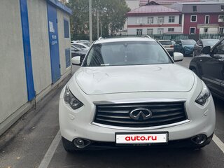 2013 Infiniti FX37 II (S51) Рестайлинг, белый, 2400000 рублей, вид 1