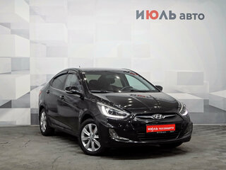 2013 Hyundai Solaris I, чёрный, 870000 рублей, вид 3