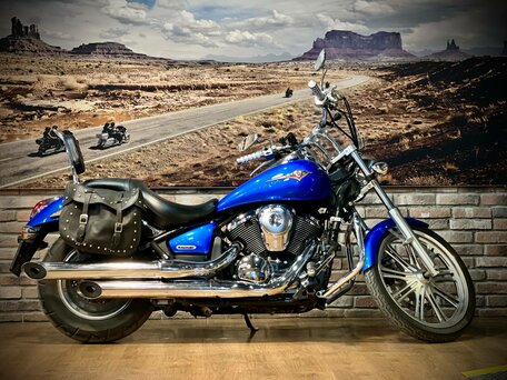 2009 Kawasaki VN900 Vulcan, синий, 680000 рублей, вид 1