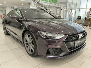 2019 Audi A7 55 TFSI II (4K), фиолетовый, 4780000 рублей, вид 3
