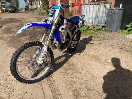 2014 Yamaha YZ450F, синий, 360000 рублей, вид 3