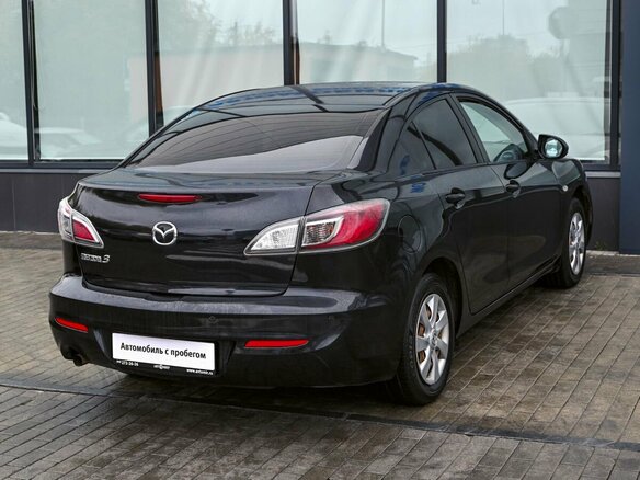 2012 Mazda 3 II (BL) Рестайлинг, чёрный, 906000 рублей - вид 4