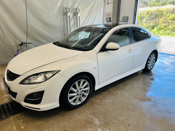 2011 Mazda 6 II (GH) Рестайлинг, белый