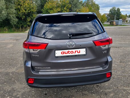 2015 Toyota Highlander III (XU50), серый, 3200000 рублей, вид 4