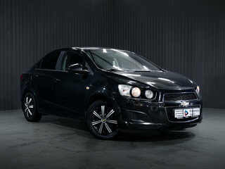 2012 Chevrolet Aveo II, чёрный, 669000 рублей, вид 1