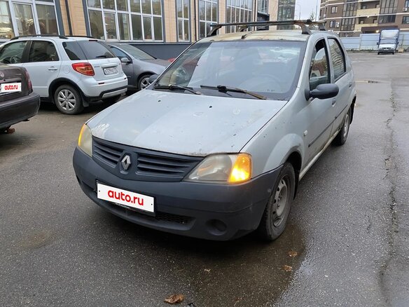 2006 Renault Logan I, серый, 145000 рублей