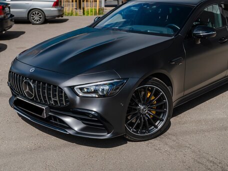 2021 Mercedes-Benz AMG GT 4-Door Coupe 43 I, серый, 8500000 рублей, вид 2