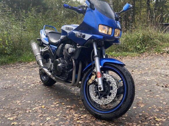 1997 Yamaha FZ400, синий, 225000 рублей - вид 8