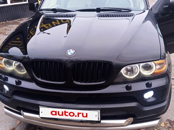2005 BMW X5 3.0i I (E53) Рестайлинг, чёрный, 1350000 рублей