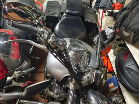 2003 Yamaha XVS1100, серый, 470000 рублей, вид 4