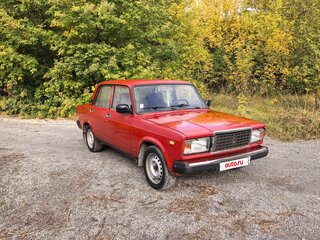 1996 Lada (ВАЗ) 2107, пурпурный, 120000 рублей, вид 1
