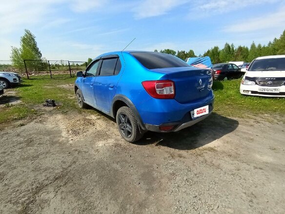 2021 Renault Logan Stepway II Рестайлинг, синий, 1074000 рублей - вид 4