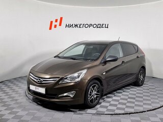 2015 Hyundai Solaris I Рестайлинг, коричневый, 899000 рублей, вид 1